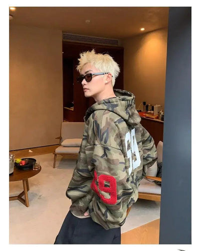 Cui Camouflage Zip-Up Hoodie-korean-fashion-Hoodie-Cui's Closet-OH Garments