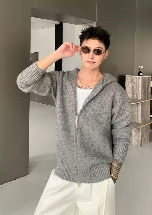 Cui Classic Hooded Zipped Sweater-korean-fashion-Hoodie-Cui's Closet-OH Garments