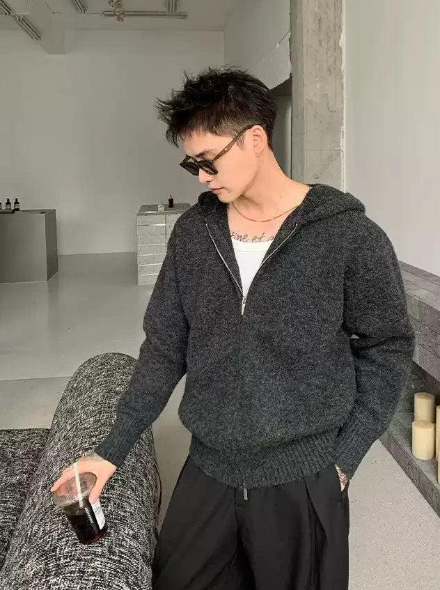Cui Classic Hooded Zipped Sweater-korean-fashion-Hoodie-Cui's Closet-OH Garments