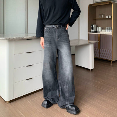 Cui Crumpled Ends Effect Jeans-korean-fashion-Jeans-Cui's Closet-OH Garments