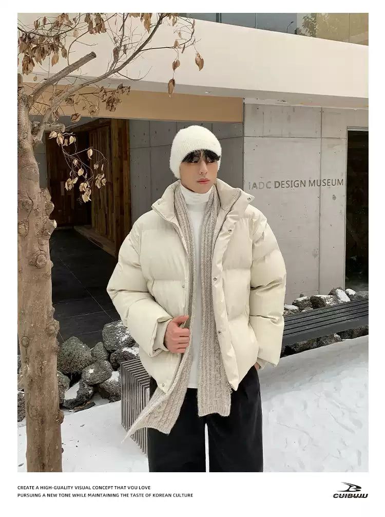 Cui Detachable High Collar Puffer Jacket-korean-fashion-Jacket-Cui's Closet-OH Garments