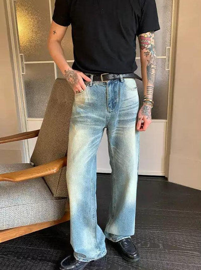 Cui Distressed Bleach Wash Jeans-korean-fashion-Jeans-Cui's Closet-OH Garments