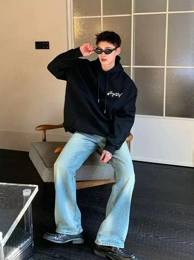 Cui Distressed Bleach Wash Jeans-korean-fashion-Jeans-Cui's Closet-OH Garments