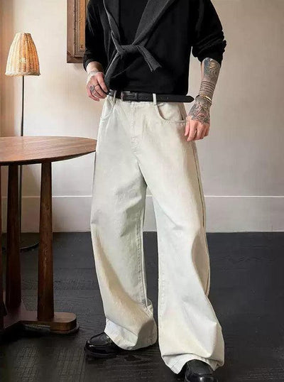 Cui Distressed Loose Fit Pants-korean-fashion-Pants-Cui's Closet-OH Garments