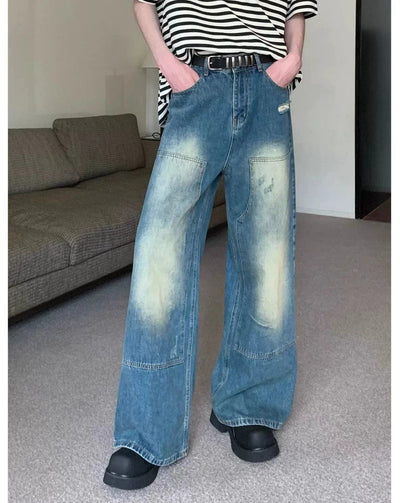 Cui Faded Minimal Distress Jeans-korean-fashion-Jeans-Cui's Closet-OH Garments