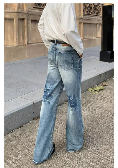 Cui Faded Thigh Wide Leg Cut Jeans-korean-fashion-Jeans-Cui's Closet-OH Garments