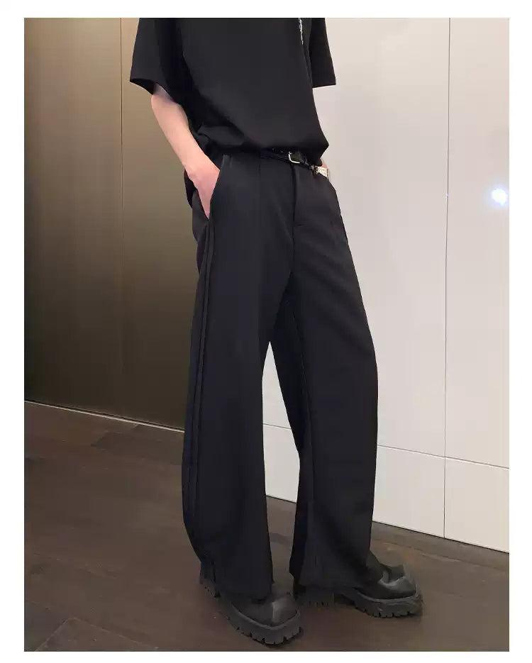 Cui Gartered Scimitar Wide Trousers-korean-fashion-Trousers-Cui's Closet-OH Garments