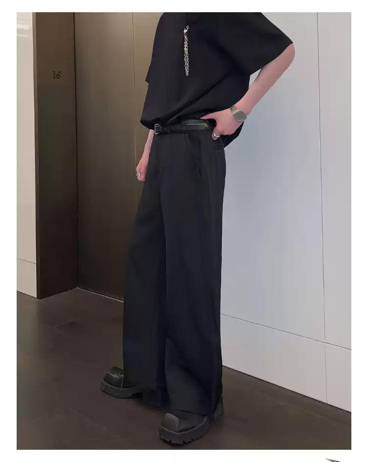 Cui Gartered Scimitar Wide Trousers-korean-fashion-Trousers-Cui's Closet-OH Garments
