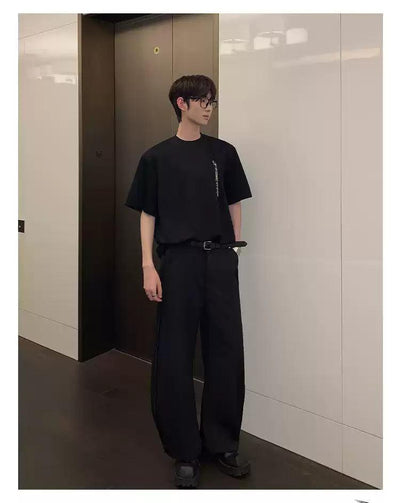 Cui Gartered Scimitar Wide Trousers-korean-fashion-Trousers-Cui's Closet-OH Garments