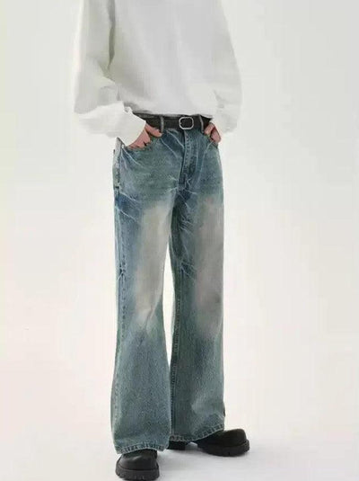 Cui Grunge Faded and Washed Jeans-korean-fashion-Jeans-Cui's Closet-OH Garments