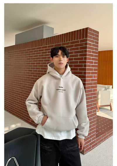 Cui Lettered Relaxed Fit Hoodie-korean-fashion-Hoodie-Cui's Closet-OH Garments