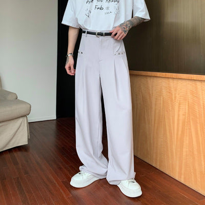 Cui Minimal Detail Classic Trousers-korean-fashion-Pants-Cui's Closet-OH Garments