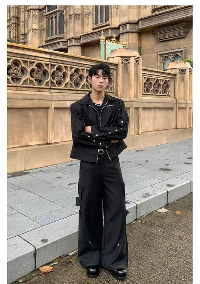 Cui Modern Structure Pockets Pants-korean-fashion-Pants-Cui's Closet-OH Garments