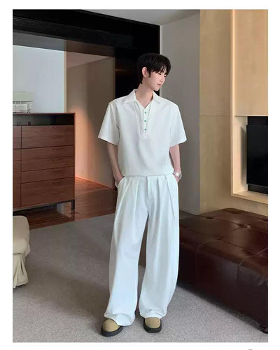 Cui Plain Pleated Pants-korean-fashion-Pants-Cui's Closet-OH Garments