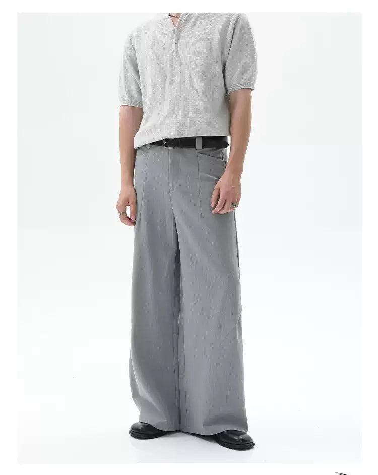 Cui Pleated Clean Fit Trousers-korean-fashion-Trousers-Cui's Closet-OH Garments