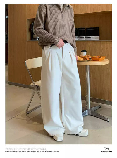 Cui Pleated Straight Pants-korean-fashion-Pants-Cui's Closet-OH Garments