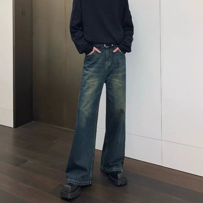 Cui Retro Fade Bootcut Jeans-korean-fashion-Jeans-Cui's Closet-OH Garments