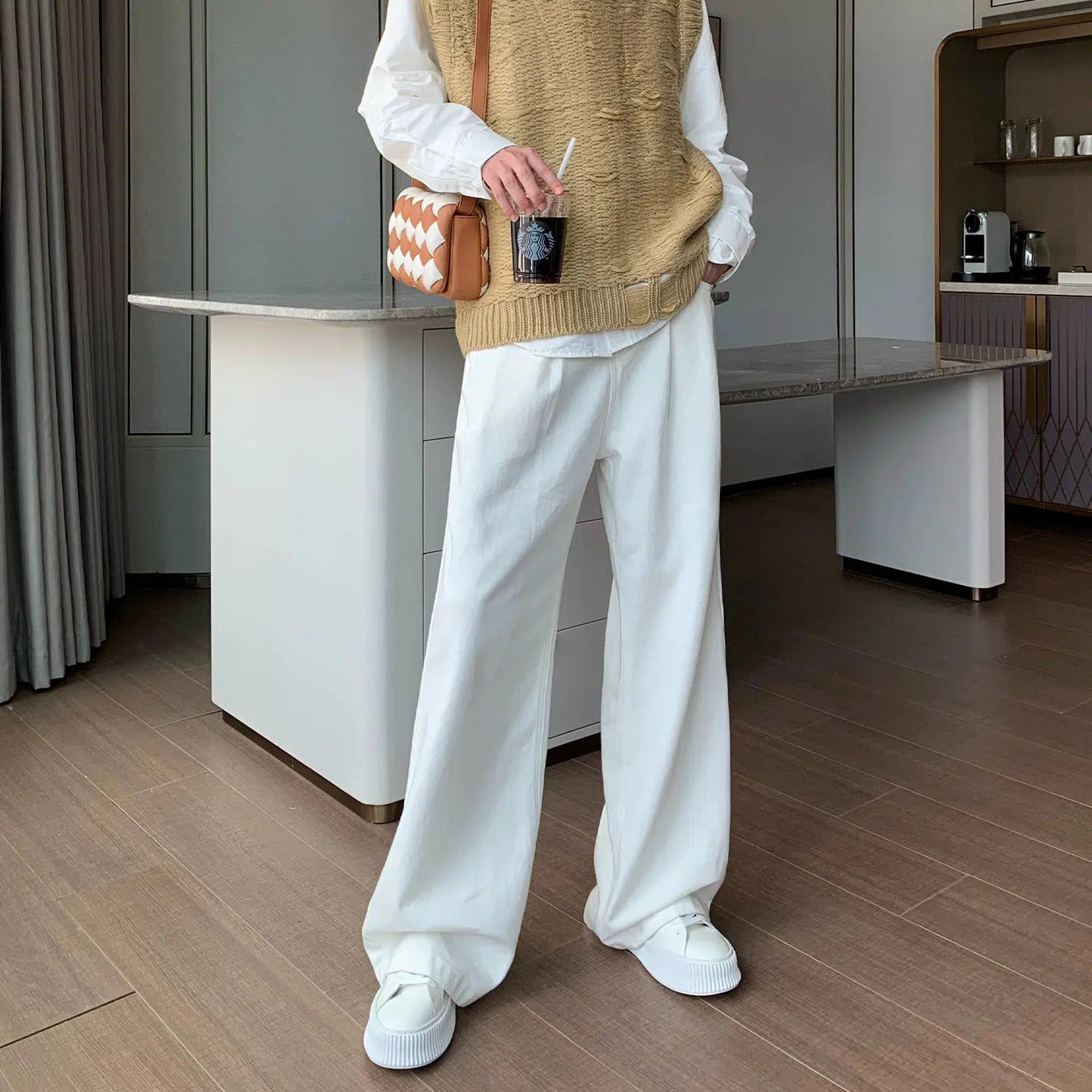 Cui Roomy Fit Casual Bootcut Pants