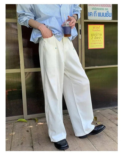 Cui Structured Side Pockets Jeans-korean-fashion-Jeans-Cui's Closet-OH Garments