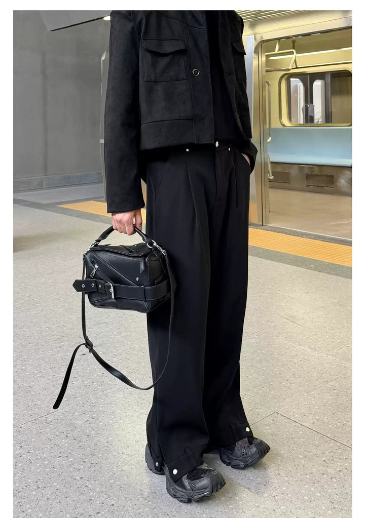 Cui Up Side-Down Style Trousers