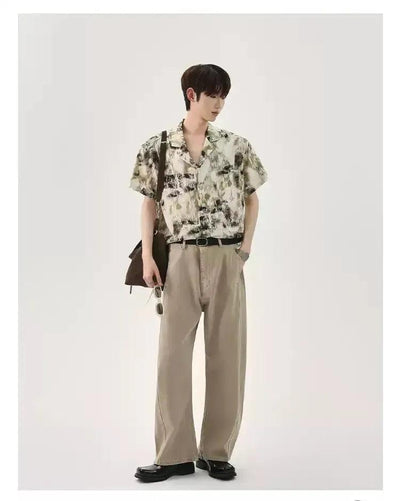 Cui Washed Belt Buckle Jeans-korean-fashion-Jeans-Cui's Closet-OH Garments