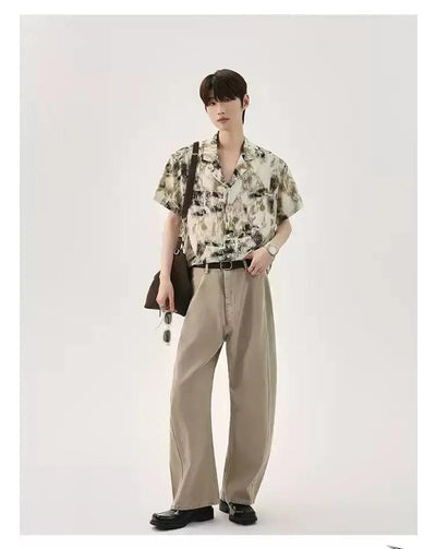 Cui Washed Belt Buckle Jeans-korean-fashion-Jeans-Cui's Closet-OH Garments