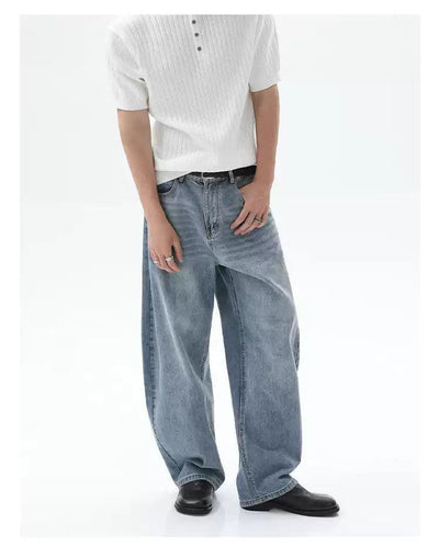 Cui Washed Whisker Straight Jeans-korean-fashion-Jeans-Cui's Closet-OH Garments