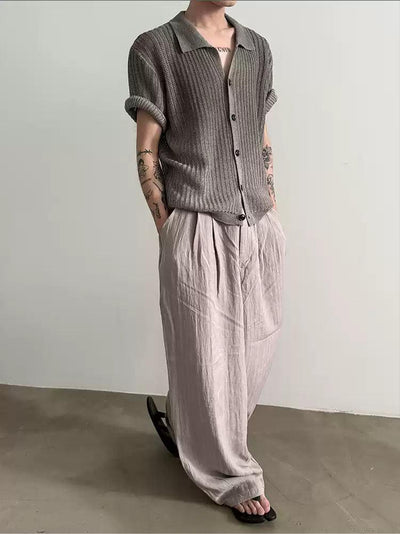 Gen Drapy Linen Blend Loose Pants-korean-fashion-Pants-Gen's Closet-OH Garments