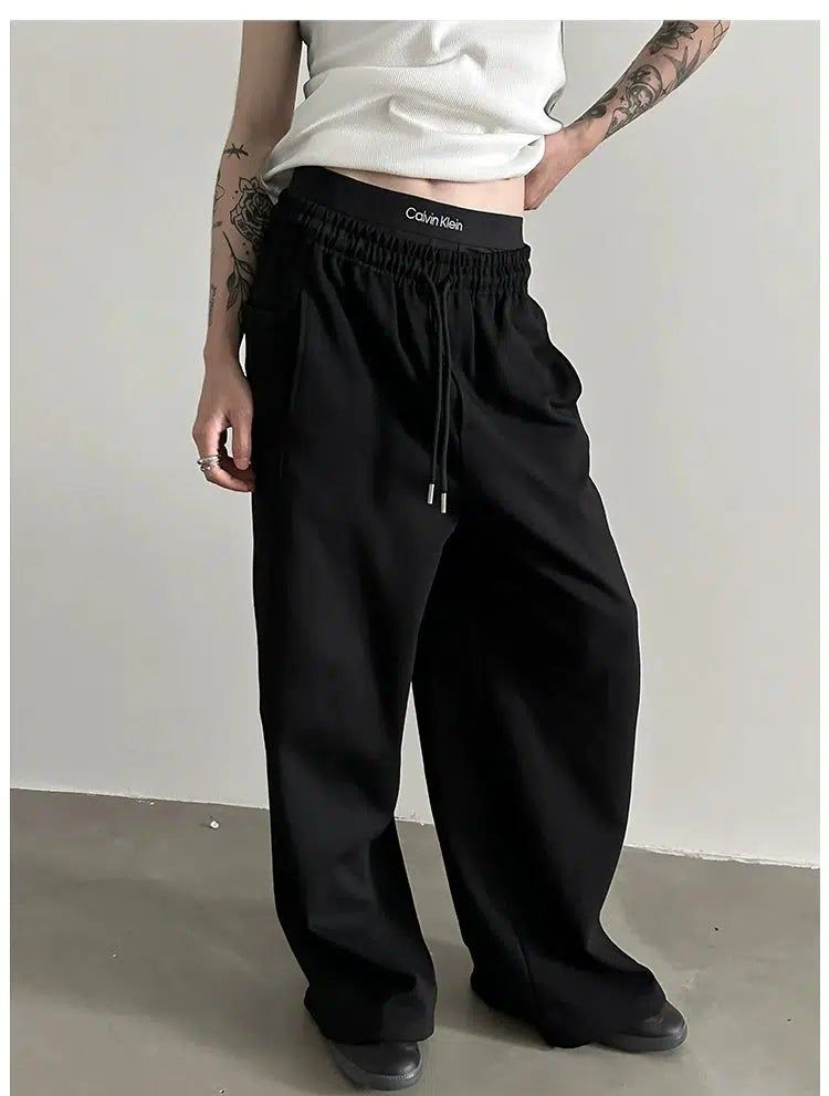 Gen Drawcords Relaxed Fit Sweatpants-korean-fashion-Pants-Gen's Closet-OH Garments