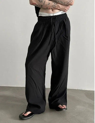 Gen Drawstring Adjustable Classic Pants-korean-fashion-Pants-Gen's Closet-OH Garments
