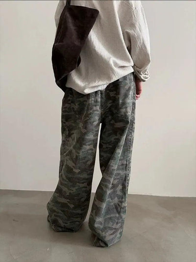 Gen Faded Camo Wide Pants-korean-fashion-Pants-Gen's Closet-OH Garments
