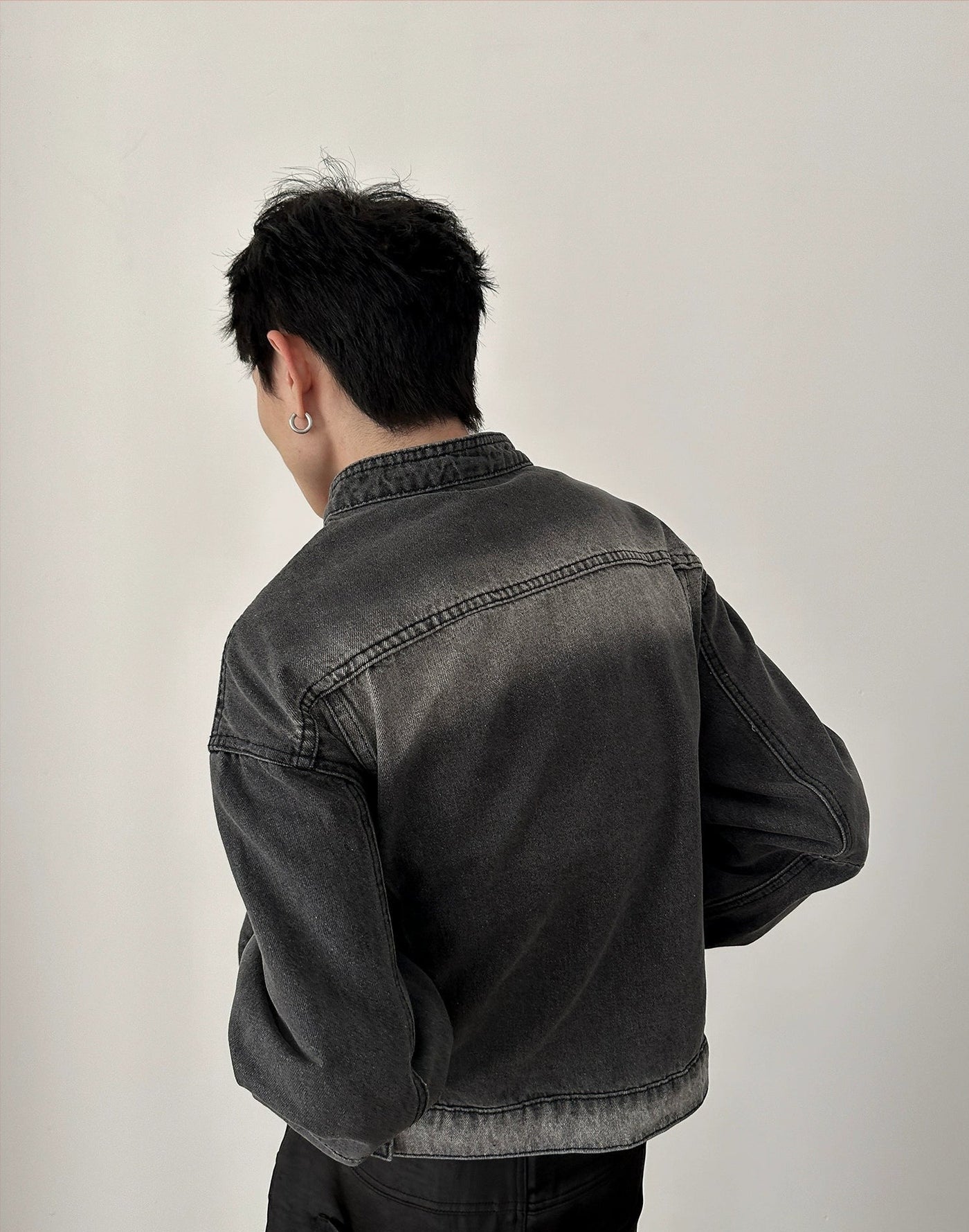 Gen Faded Wash Short Denim Jacket-korean-fashion-Jacket-Gen's Closet-OH Garments
