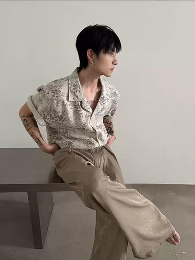 Gen Floral Full-Print Shirt-korean-fashion-Shirt-Gen's Closet-OH Garments