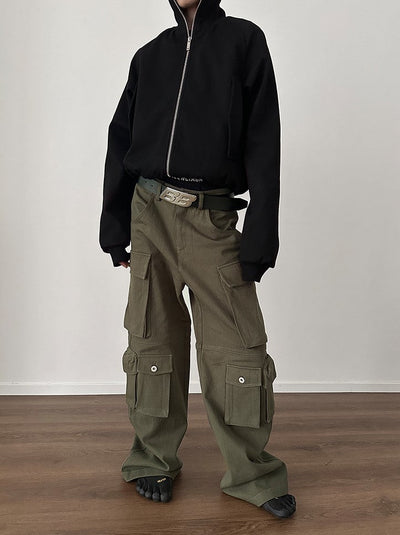 Gen Heavy Utility Cargo Pants-korean-fashion-Pants-Gen's Closet-OH Garments