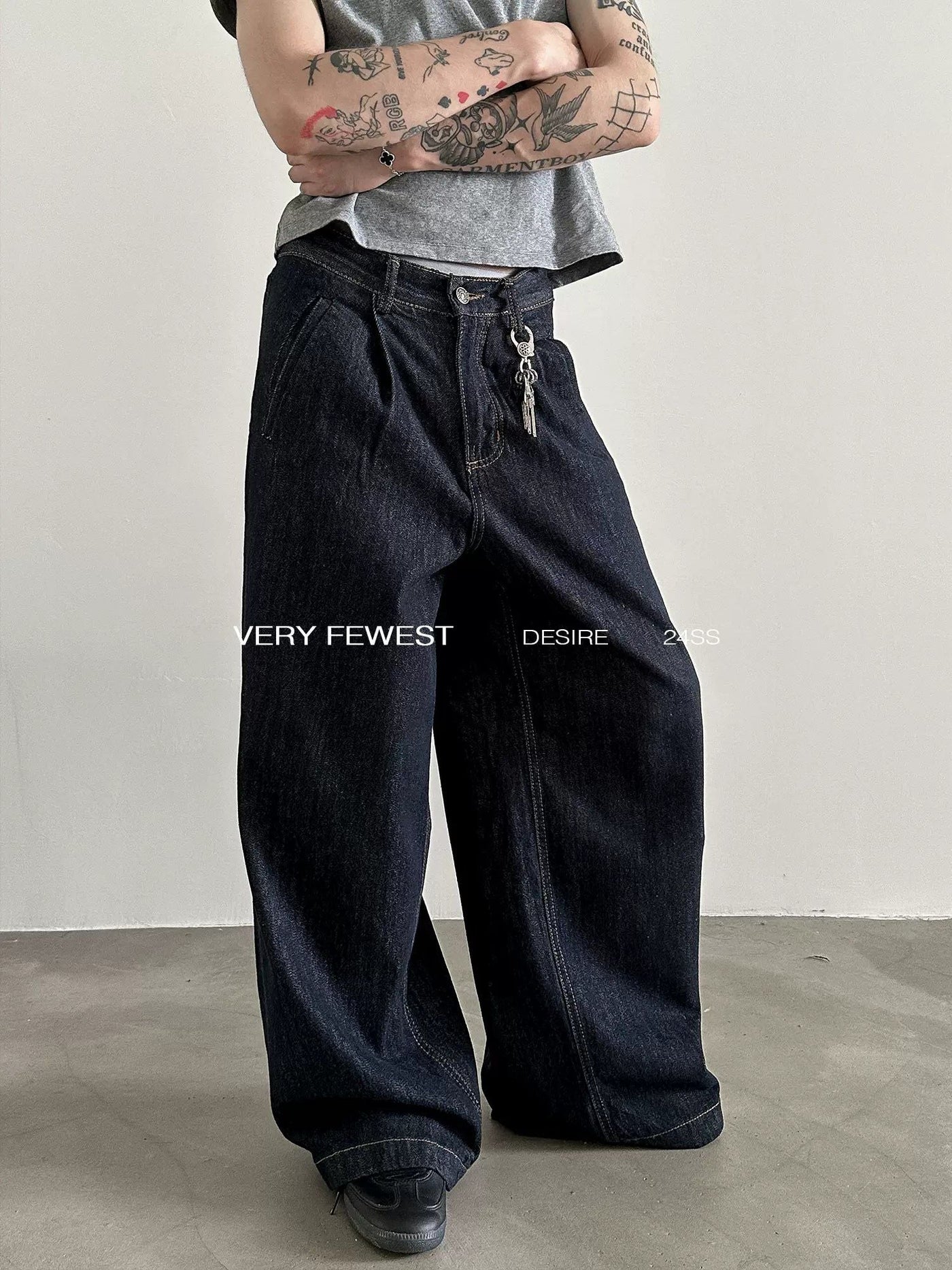 Gen Heavy Washed Wide Cut Jeans-korean-fashion-Jeans-Gen's Closet-OH Garments