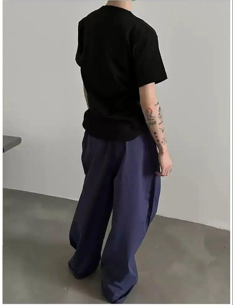 Gen Henley Collar S/S T-Shirt-korean-fashion-T-Shirt-Gen's Closet-OH Garments