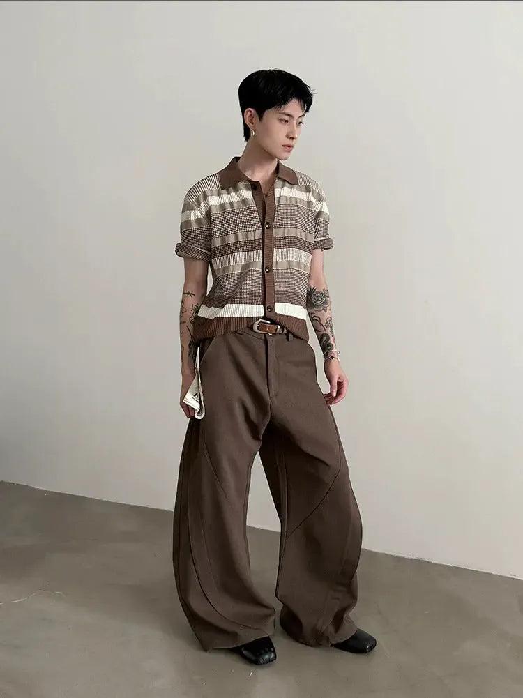 Gen Irregular Cut Scimitar Trousers-korean-fashion-Trousers-Gen's Closet-OH Garments