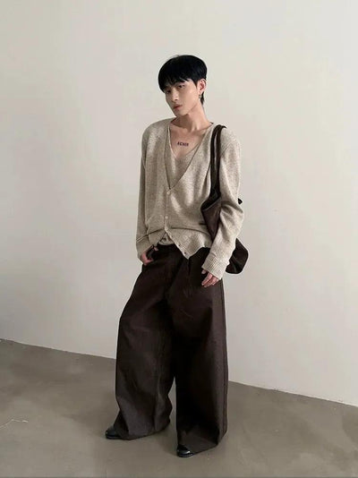 Gen Layered Solid Buttoned Cardigan-korean-fashion-Cardigan-Gen's Closet-OH Garments