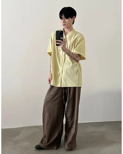 Gen Pastel Multi-Button Shirt-korean-fashion-Shirt-Gen's Closet-OH Garments