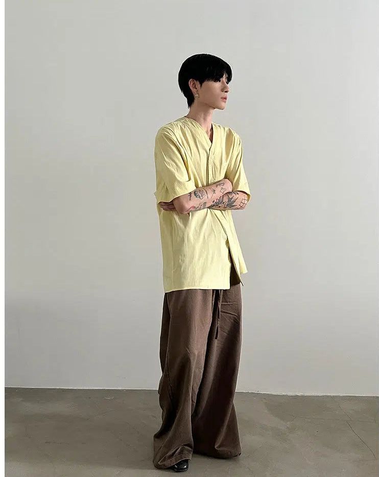 Gen Pastel Multi-Button Shirt-korean-fashion-Shirt-Gen's Closet-OH Garments