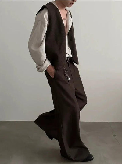 Gen Pleated Loose Fit Pants-korean-fashion-Jeans-Gen's Closet-OH Garments