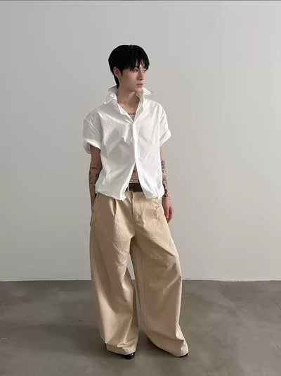 Gen Pleated Wide Cut Pants-korean-fashion-Pants-Gen's Closet-OH Garments
