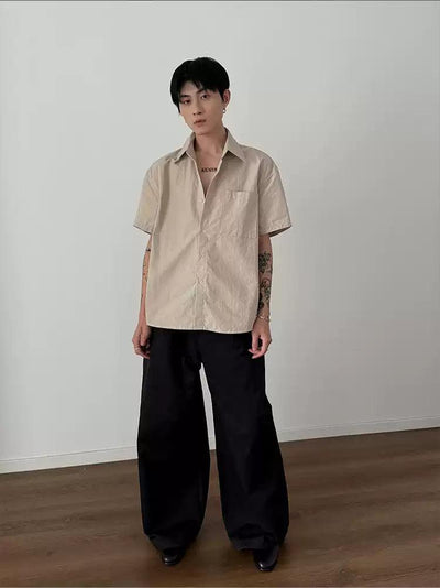 Gen Pocket Detail Boxy Fit Shirt-korean-fashion-Shirt-Gen's Closet-OH Garments