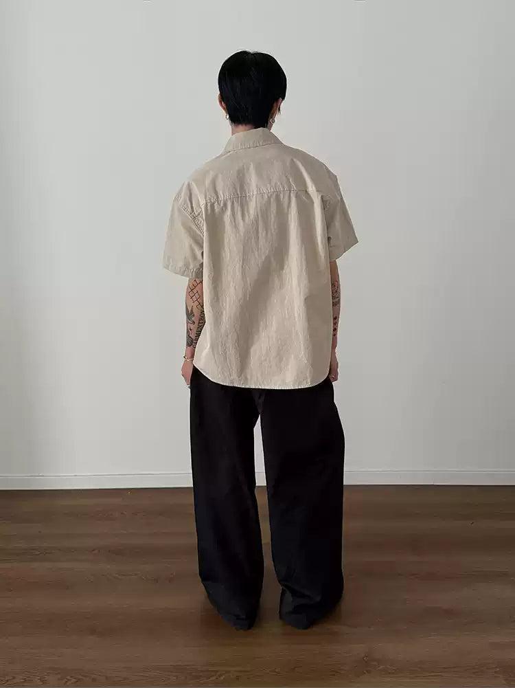Gen Pocket Detail Boxy Fit Shirt-korean-fashion-Shirt-Gen's Closet-OH Garments
