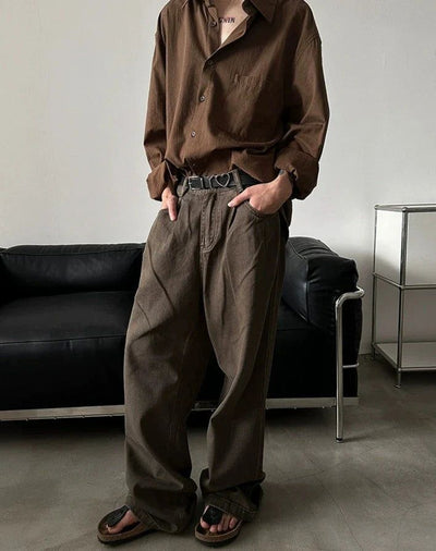 Gen Roomy Leg Fit Jeans-korean-fashion-Jeans-Gen's Closet-OH Garments