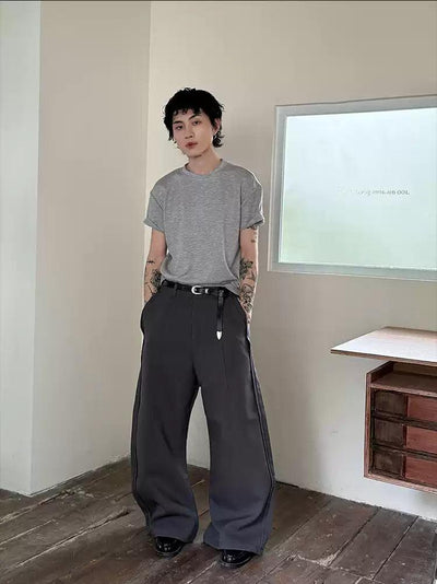Gen Round Neck Boxy T-Shirt-korean-fashion-T-Shirt-Gen's Closet-OH Garments