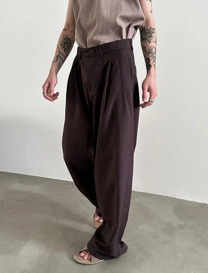 Gen Suit Buttoned Classic Pants-korean-fashion-Pants-Gen's Closet-OH Garments