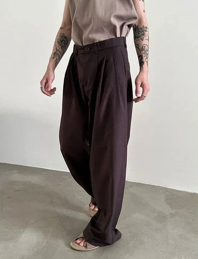 Gen Suit Buttoned Classic Pants-korean-fashion-Pants-Gen's Closet-OH Garments