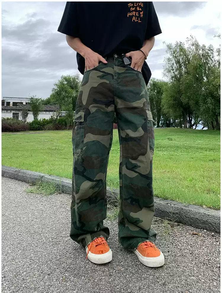 Holo Camouflage Cargo Pants-korean-fashion-Pants-Holo's Closet-OH Garments