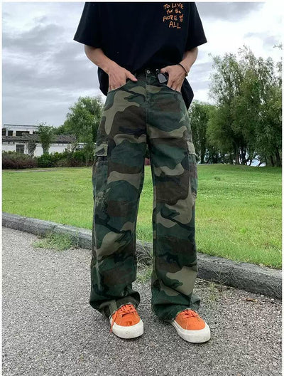 Holo Camouflage Cargo Pants-korean-fashion-Pants-Holo's Closet-OH Garments